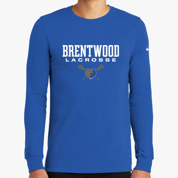 NIKE Dri FIT Cotton/Poly Long Sleeve Tee Thumbnail